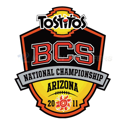 BCS Championship Game Primary Logos 2011 T-shirts Iron On Transf - Click Image to Close